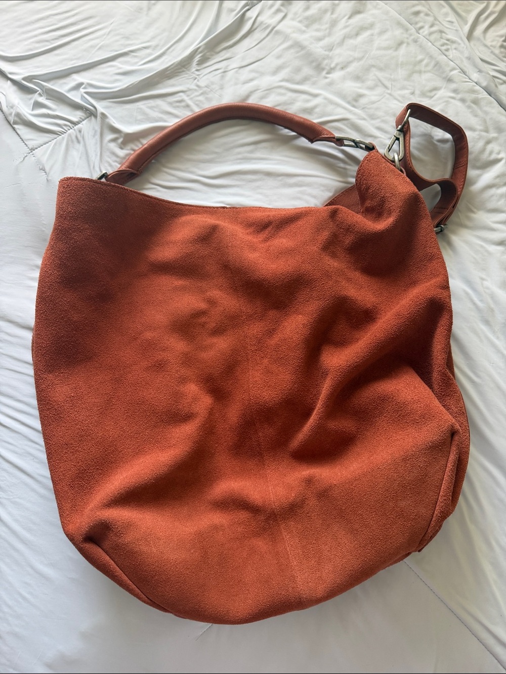 Free People Suzy Suede Slouchy Tote Bag - Picture 2 of 5